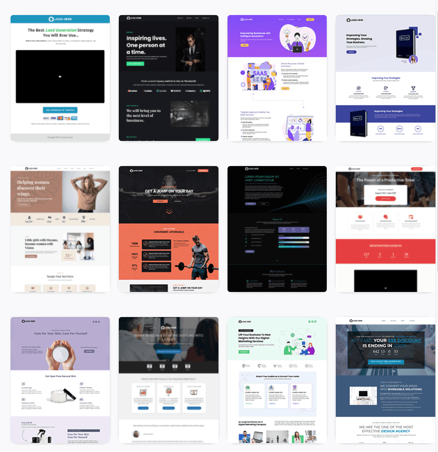 Landing pages and funnels