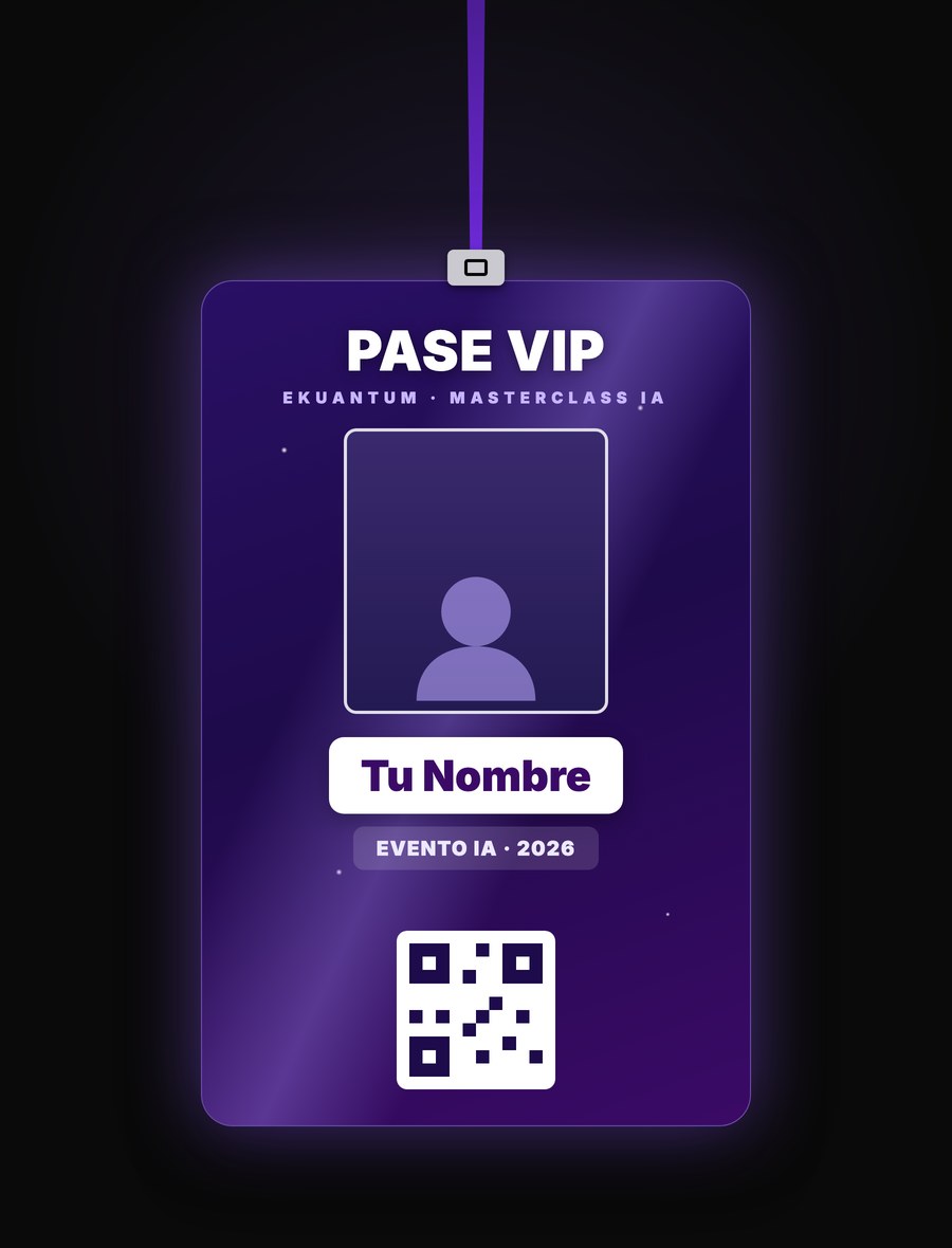 Pase VIP personalizado